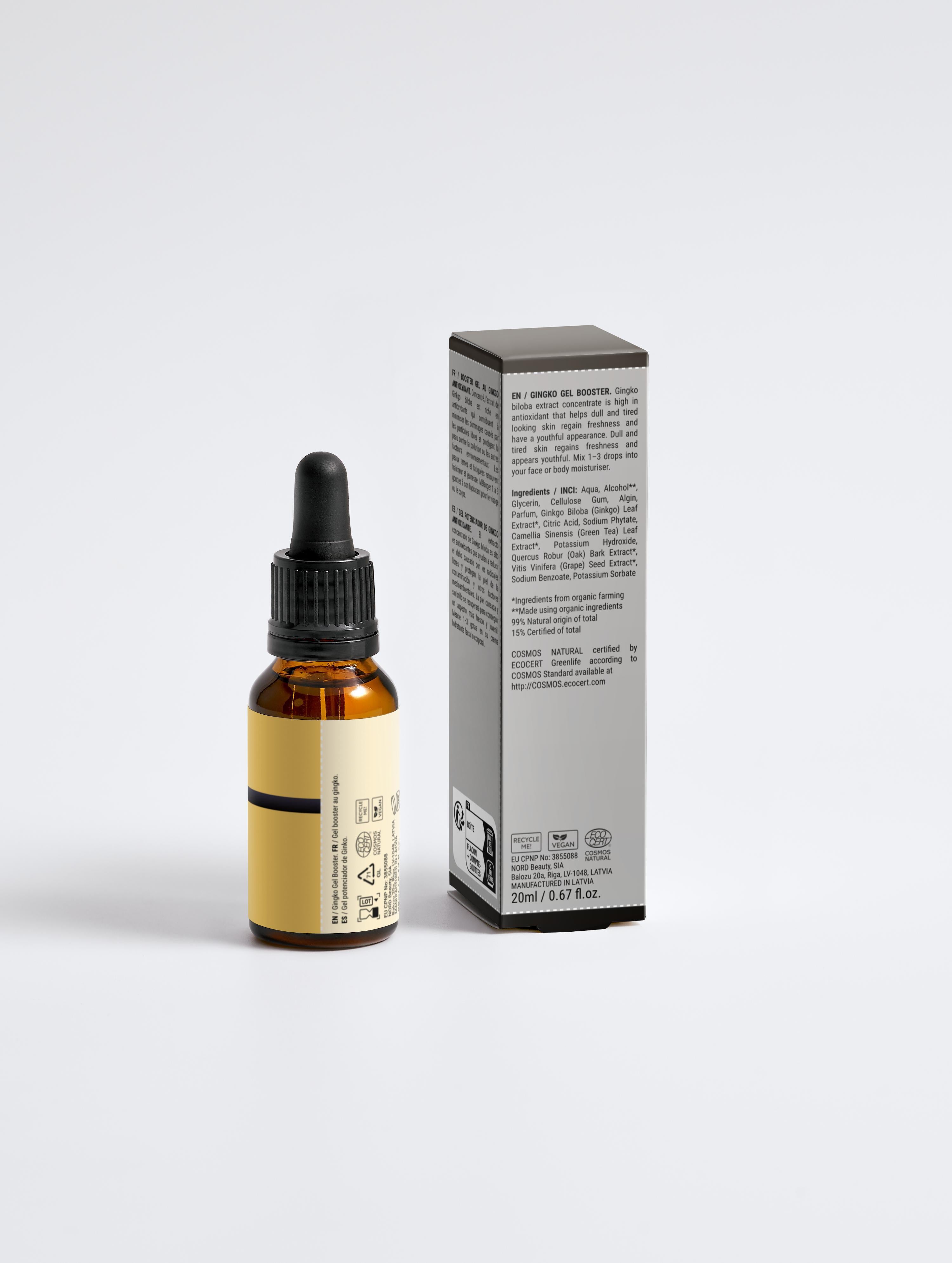 Antioxidant Ginkgo Gel Booster