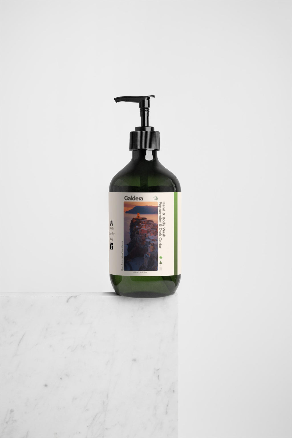 Hand & Body Wash | Peppermint & Dark Cedar